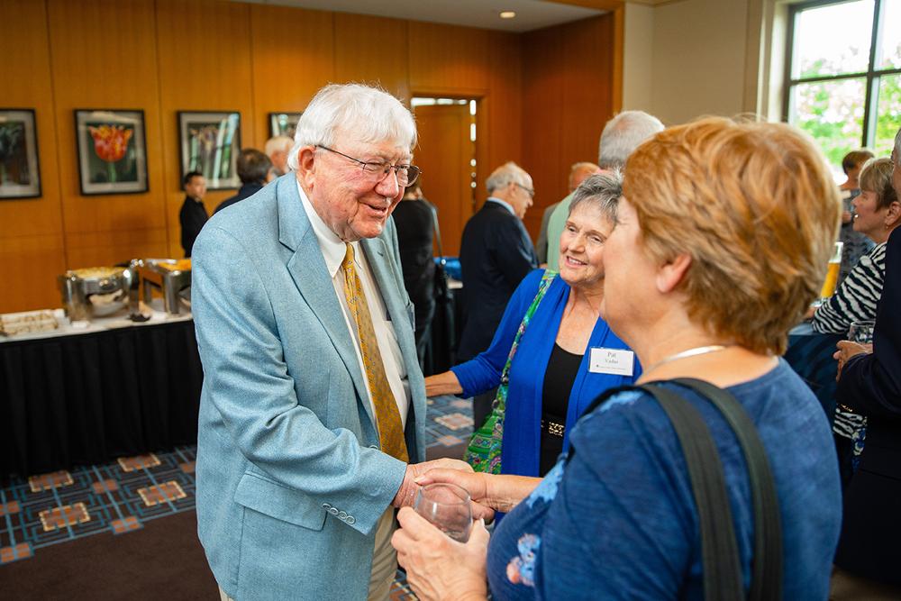 President Emeritus Don Lubbers and guests at Retiree Reception 2018